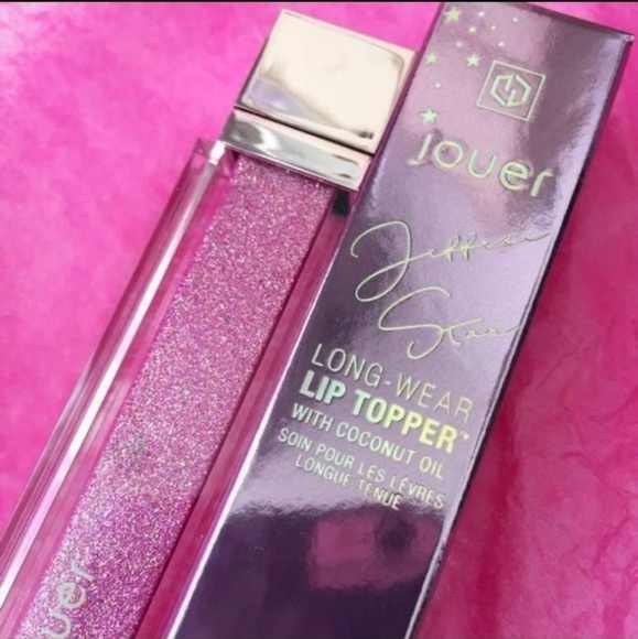 NEW 《 Jeffree Star × Jouer 》 Rare HTF Sweet Tooth Lip Topper Flops Metallic Pink